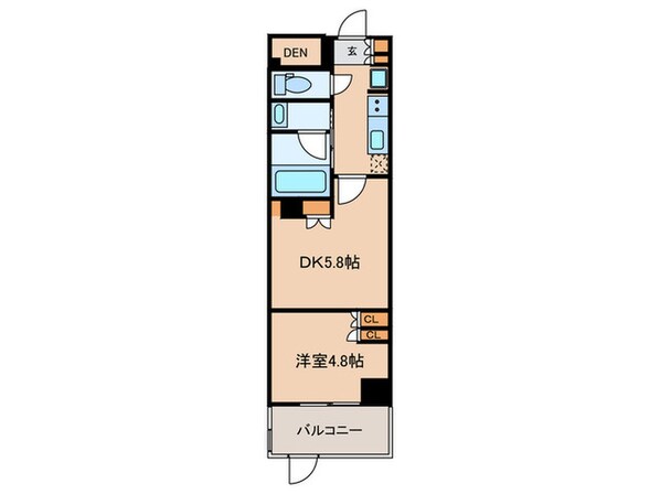 クロスレジデンス六義園の物件間取画像